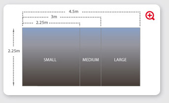 Banner Wall - Sizes