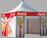 V1 Zelt für Coca Cola