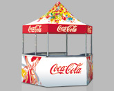 V3 Zelt (Hexa) für Coca-Cola